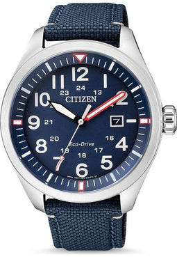 Citizen AW5000-16L - Polshorloge - Zon - Blauw - Ø 42.6 mm