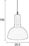 Zuiver Charlie Hanglamp Metaal Roze/ Grijs