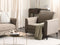 Fauteuil FENES Stof Taupe