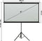 vidaXL - Projectiescherm - met - statief - 16:9 - 90''
