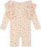 Konges slojd Manuca frill onesie playsuit / Zwempak - Multi hearts - Maat 2 jaar
