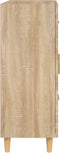 vidaXL - Dressoir - 69,5x34x90 - cm - bewerkt - hout - sonoma - eikenkleurig