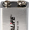 Ultralife lithiumbatterij 9 volt, E-blok, U9VL, U9VL-J, U9VL-JP