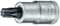Gedore 6158540 - Dopsleuteldop - Torx T60 - Vanadium-staal - 1/2'' - 55 mm