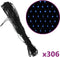 vidaXL Kerstnetverlichting 306 LED's binnen en buiten 3x3 m blauw