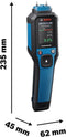 Bosch Professional GMP 2-15 - Materiaalvochtmeter - Thermo-hygrometer - Blauw zwart