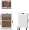 vidaXL - Onderkast - met - lade - Lyon - 50x46x81,5 - cm - bewerkt - hout - betongrijs