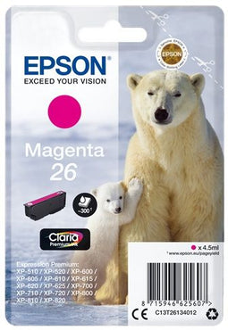 Epson C13T26134012 - Inktcartridge - Origineel - Magenta