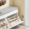 SoBuy FSR64-WG - Schoenenkast - 2 kleppen - Wit