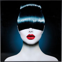 PTMD - Melani Glass Art - Schilderijen - Black