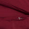 vidaXL - Dekbedovertrekset - lichtgewicht - 135x200 - cm - microvezel - bordeaux