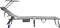 vidaXL - Vouwbaar - Ligbed - met - Luifel - Grijs - 600D - Oxford - Stof