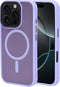 Mobiparts iPhone 16 Pro - Hardcover - MagSafe Compatible - Satin Lila