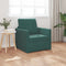 vidaXL - Vloersofa - Bed - 2-in-1 - Donkergroen - 74x77x81 - cm - Velvet