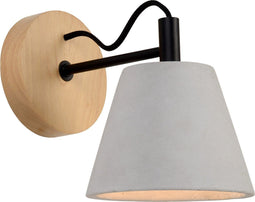 Lucide POSSIO - Wandlamp - 1xE14 - Dimbaar - Grijs