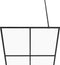 vidaXL - Inloopdouchewand - 115x195 - cm - transparant - ESG-glas - zilverkleurig