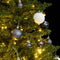 vidaXL - Kunstkerstboom - met - scharnieren - 150 - LED's - en - kerstballen - 150 - cm