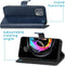 iMoshion Hoesje Geschikt voor Motorola Edge 20 Lite Hoesje Met Pasjeshouder - iMoshion Luxe Bookcase - Donkerblauw