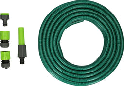 Kinzo Garden - Tuinslang Set - 15 M - ⌀ 1,4 CM - incl. 3 Koppelstukken en Sproeistuk (1 stuk)