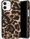 Selencia Hoesje Geschikt voor iPhone 12 Mini Hoesje - Selencia Maya Fashion Backcover - bruin