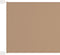 vidaXL - Luifel - verticaal - 100x1200 - cm - oxford - stof - taupe