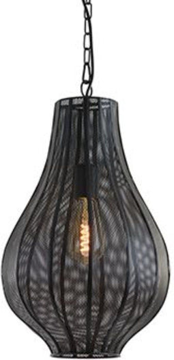 Light & Living Hanglamp Micha - 29cm - Mat Zwart