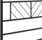 vidaXL - Bedframe - met - hoofdbord - metaal - zwart - 100x190 - cm
