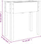 vidaXL - Plantenbak - met - voering - 71x37x76 - cm - massief - vurenhout - bruin