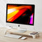 Monitorstandaard met snellader en draadloos opladen voor 3-in-1 apparaten POUT EYES 8 witte kleur
