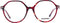 Sandro SD2034 52501 bril zonder sterke - Dames - Rood