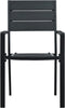 vidaXL - Tuinstoelen - 2 - st - hout-look - HDPE - zwart