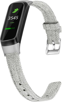 iMoshion Bandje Geschikt voor Samsung Galaxy Fit - iMoshion Nylon bandje - Grijs