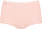 Sloggi Basic+ - Maxi Onderbroek Dames - 3-pack - Kleur: wit roze rood (3-pack)