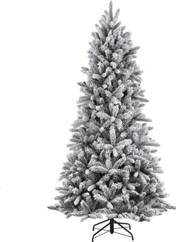 Black Box Trees Snowdon - Kunstkerstboom - H155 x Ø102 cm - Groen frosted