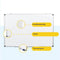 BRASQ Whiteboard 60x90 cm - Magnetisch - Accessoires set (markers wisser magneten) - Wit