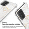 iMoshion Hoesje Geschikt voor Samsung Galaxy A52 (4G) / A52s / A52 (5G) Hoesje Met Koord - iMoshion Design Hoesje met Koord - Wit / White Marble