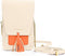 Telefoontasje Dames Crossbody - Selencia Telefoontasje Elegance Tassle - Universeel Schoudertasje telefoon - Beige