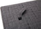 Perel Harde koffer - Waterdicht (IP67) - Noppenschuim plukschuim 2 sloten - Zwart 555 x 428 x 211 mm