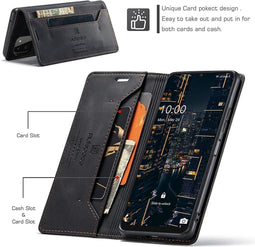 Multifunctionele PU-Leren Hoes voor Samsung Galaxy A22 5G/F42 5G - Stijl en Bescherming
