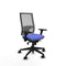 Piqueras y Crespo 3D066N0 - Bureaustoel - Verstelbare hoogte met armleuning en hoofdsteun - Licht Blauw