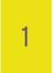 Printer Labels Apli Yellow 20 Sheets 210 x 297 mm