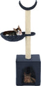vidaXL - Kattenkrabpaal - met - sisal - krabpalen - 105 - cm - blauw