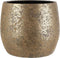 Mica Decorations Clemente Bloempot - H31xØ38 cm - Goud - Set van 2