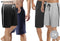 Milanoro - Set van 2 herenshorts - Sportief en comfortabel - Marineblauw/Antraciet (2 stuks)