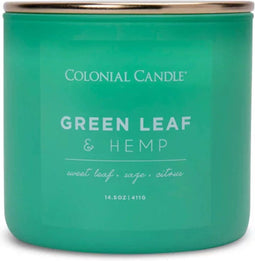 Colonial Candle - Geurkaars - Green Leaf