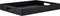 Richmond Interiors Dienblad Blane zwart croco set van 2 (Black)