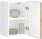 vidaXL - Keukenwandkast - Lucca - bewerkt - hout - oud - houtkleurig