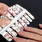 LAUED Nagelstickers - Nail Wraps - 16 Extreem Dunne Nagellak Stickers - Manicure Nail Art Folie - Florescence