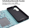 imoshion Hoesje Geschikt voor Samsung Galaxy S24 Plus Hoesje Met Pasjeshouder - imoshion Design Bookcase smartphone - Meerkleurig / Blue Flowers
