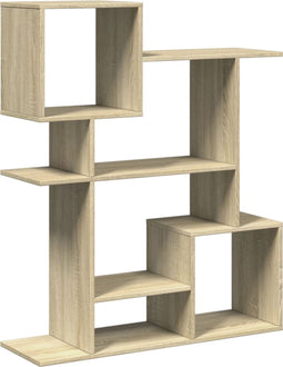 vidaXL - Kamerscherm - / - boekenkast - 92x29x112 - cm - hout - sonoma - eikenkleur